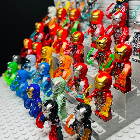 Iron Man Legion Avengers Custom Minifigures Lot of 32 - Picture 3 of 8